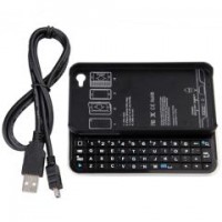 funda con teclado bluetooth incorporado para iphone 4